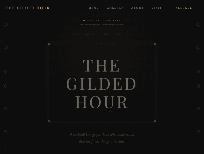 Example website preview
